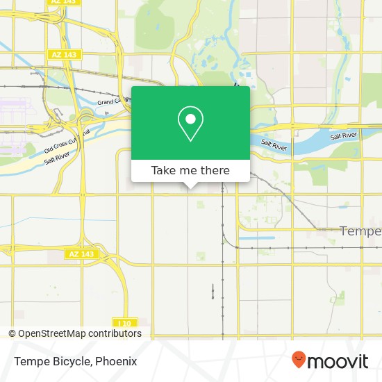 Tempe Bicycle map