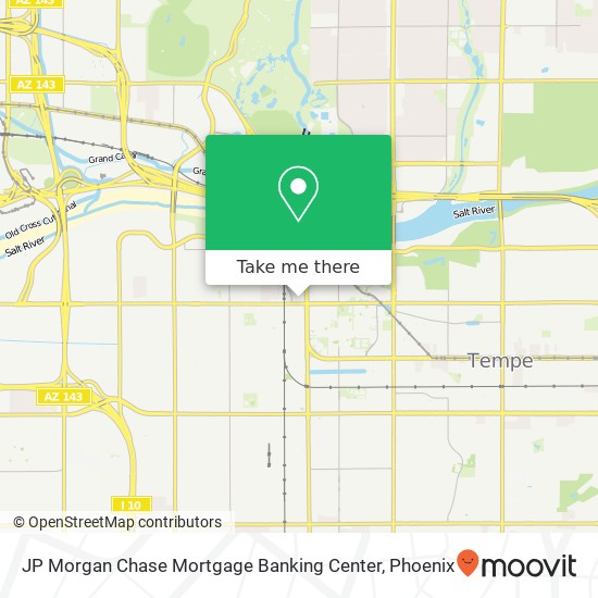 Mapa de JP Morgan Chase Mortgage Banking Center