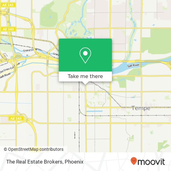 The Real Estate Brokers map