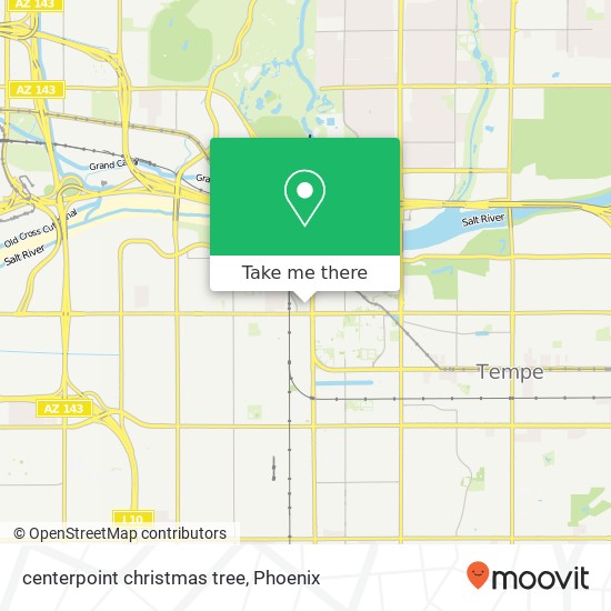 Mapa de centerpoint christmas tree