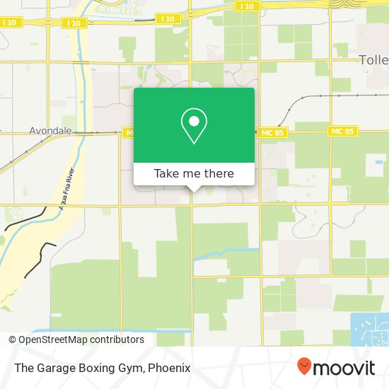 Mapa de The Garage Boxing Gym