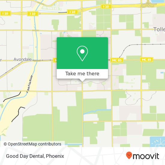 Good Day Dental map