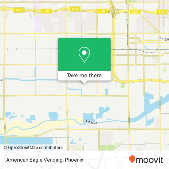 American Eagle Vending map