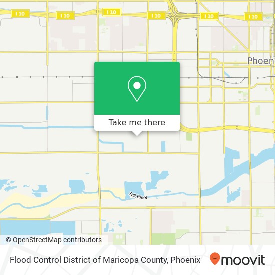 Mapa de Flood Control District of Maricopa County