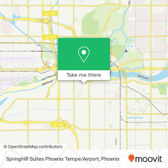 SpringHill Suites Phoenix Tempe / Airport map