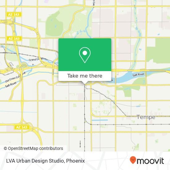 Mapa de LVA Urban Design Studio