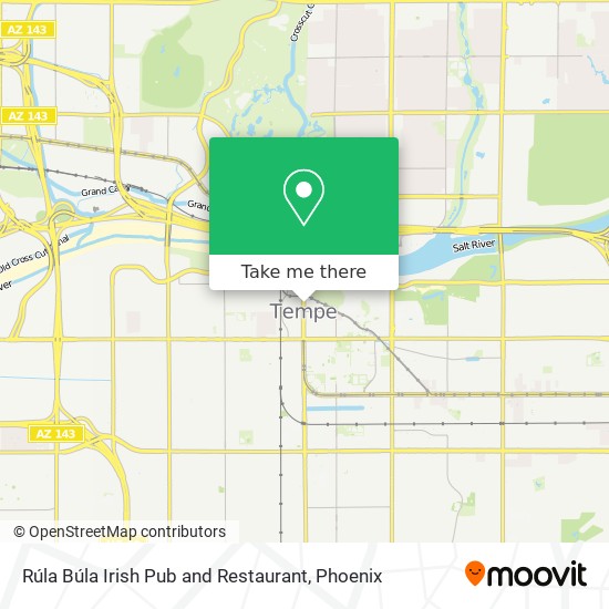 Mapa de Rúla Búla Irish Pub and Restaurant