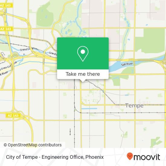 Mapa de City of Tempe - Engineering Office