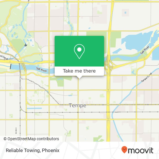 Reliable Towing map