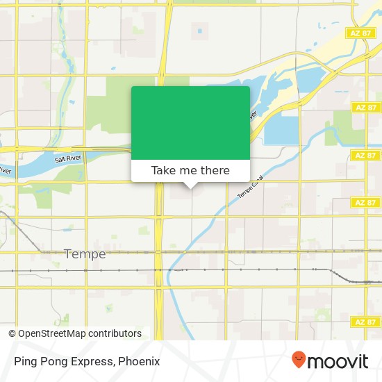 Ping Pong Express map