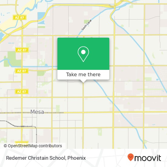 Redemer Christain School map