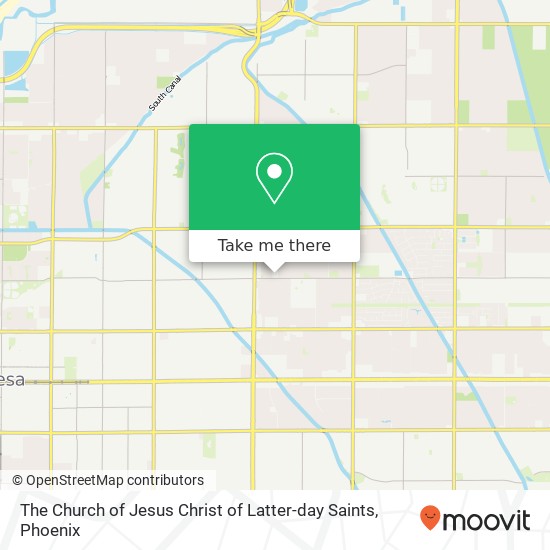 Mapa de The Church of Jesus Christ of Latter-day Saints