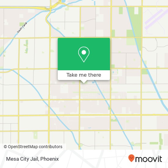 Mesa City Jail map