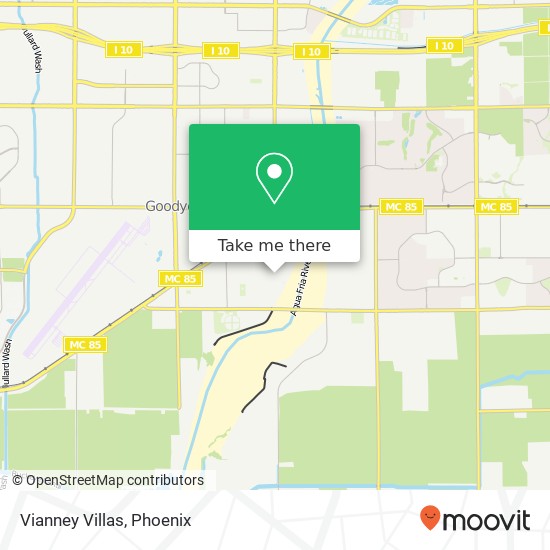 Vianney Villas map