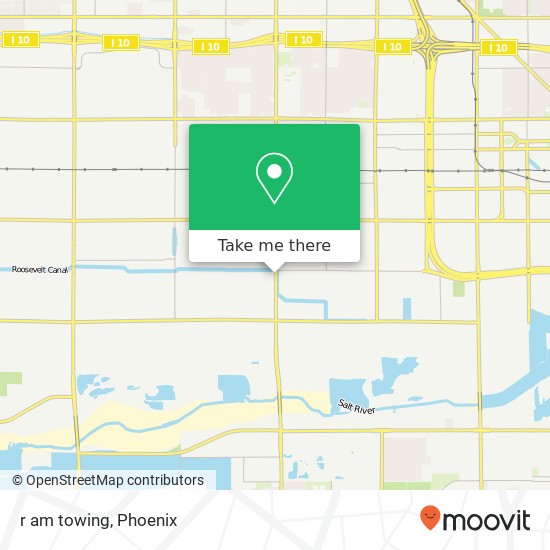 r am towing map