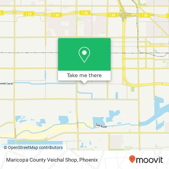 Maricopa County Veichal Shop map