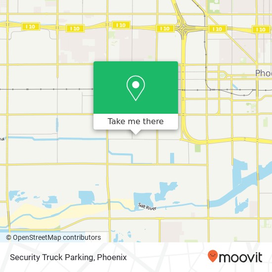 Security Truck Parking map