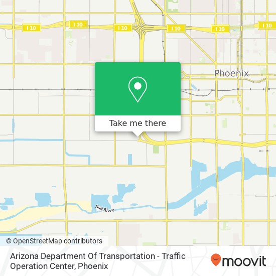 Arizona Department Of Transportation - Traffic Operation Center map