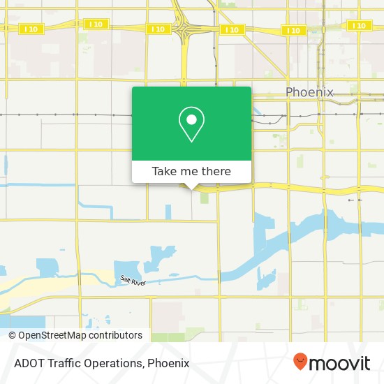 ADOT Traffic Operations map