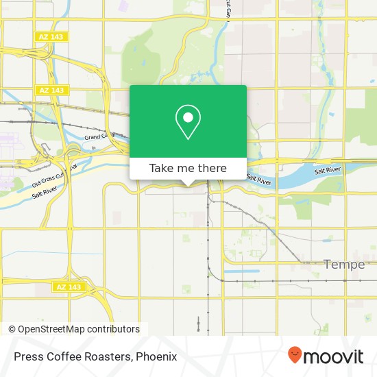 Press Coffee Roasters map