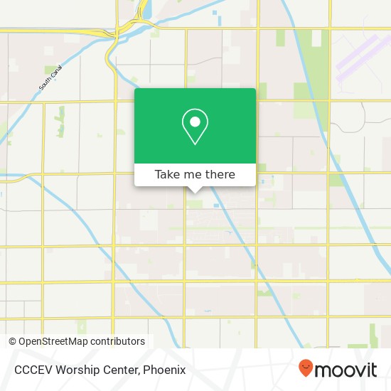 Mapa de CCCEV Worship Center