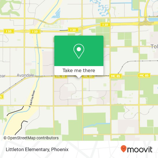 Littleton Elementary map