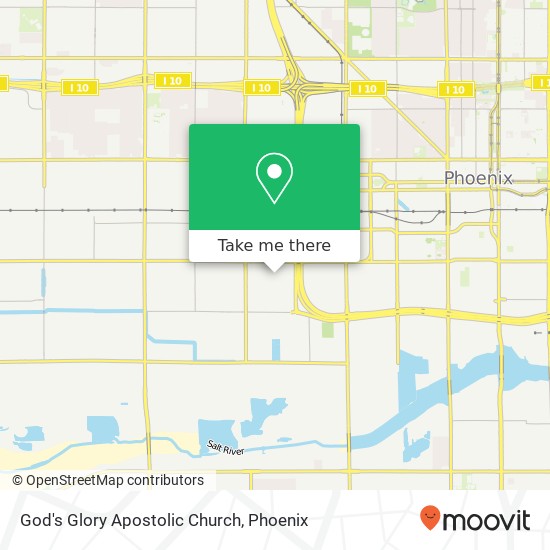 Mapa de God's Glory Apostolic Church