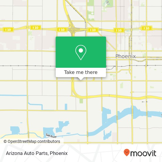 Mapa de Arizona Auto Parts