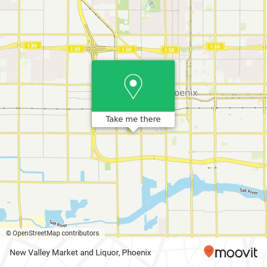 Mapa de New Valley Market and Liquor