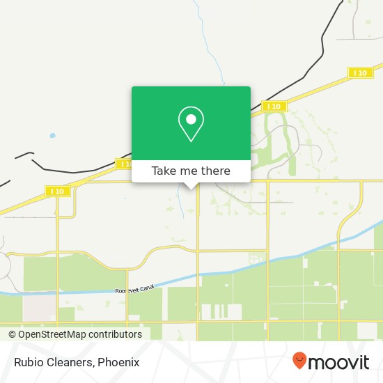 Rubio Cleaners map