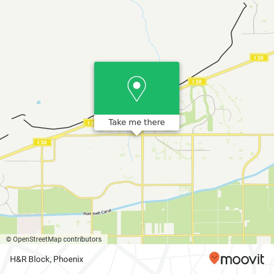 H&R Block map