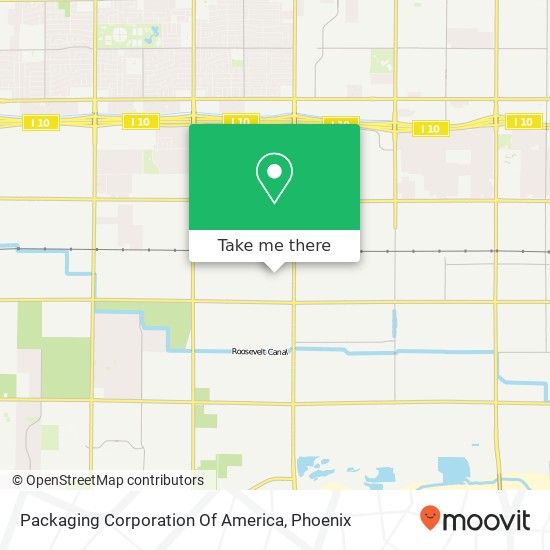 Mapa de Packaging Corporation Of America