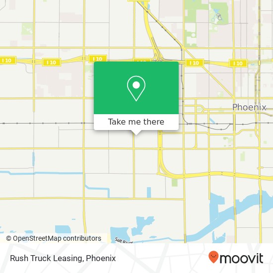 Mapa de Rush Truck Leasing