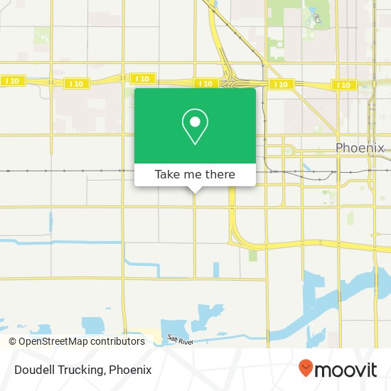 Doudell Trucking map