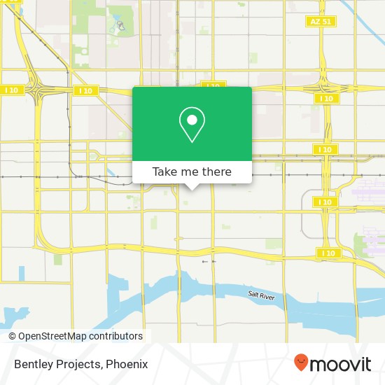 Bentley Projects map