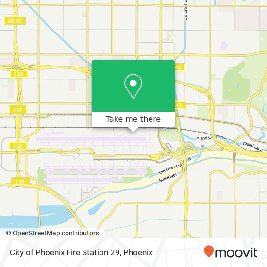 City of Phoenix Fire Station 29 map