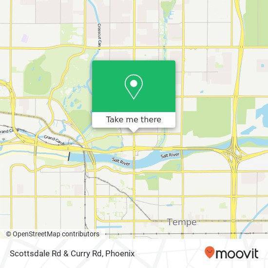 Mapa de Scottsdale Rd & Curry Rd