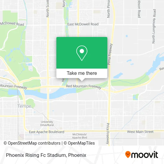 Phoenix Rising Fc Stadium map