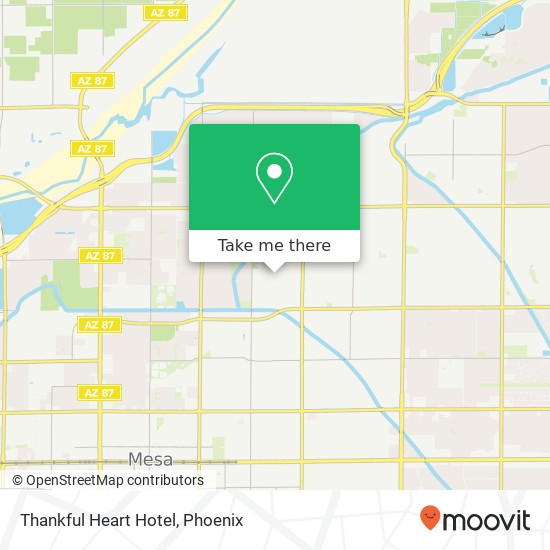 Thankful Heart Hotel map