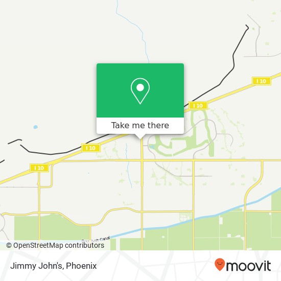 Mapa de Jimmy John's