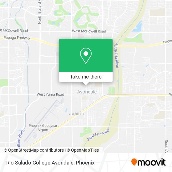 Rio Salado College Avondale map