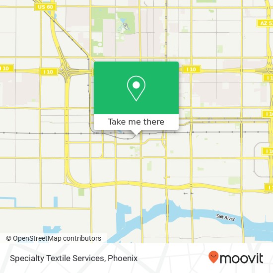 Specialty Textile Services map