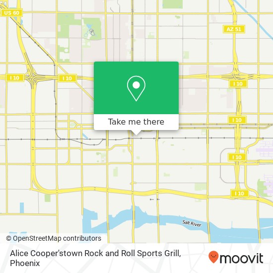Alice Cooper'stown Rock and Roll Sports Grill map