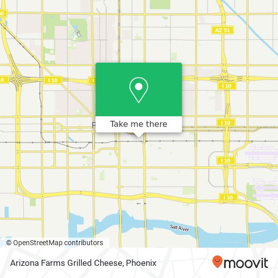 Arizona Farms Grilled Cheese map