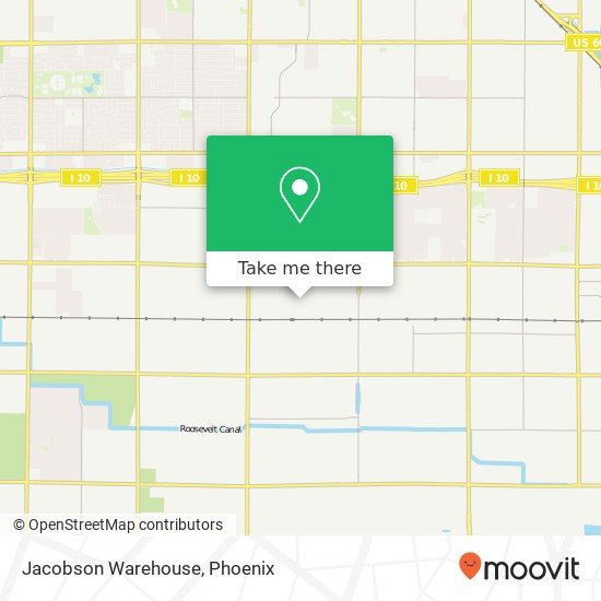 Jacobson Warehouse map