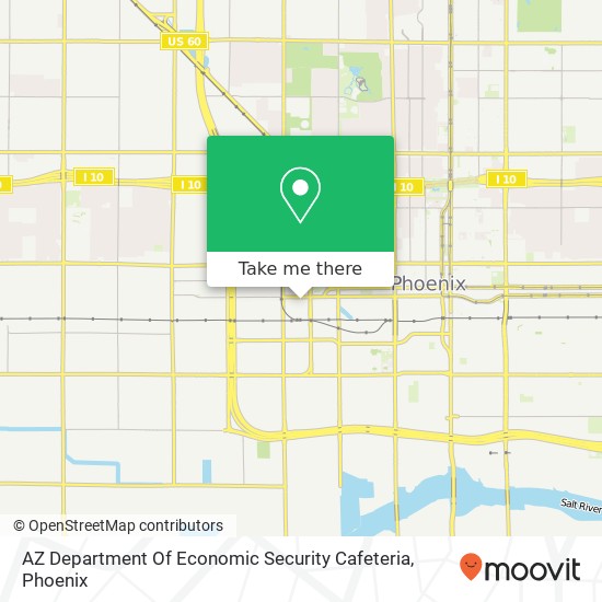 AZ Department Of Economic Security Cafeteria map