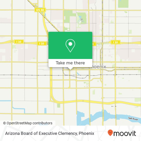 Arizona Board of Executive Clemency map