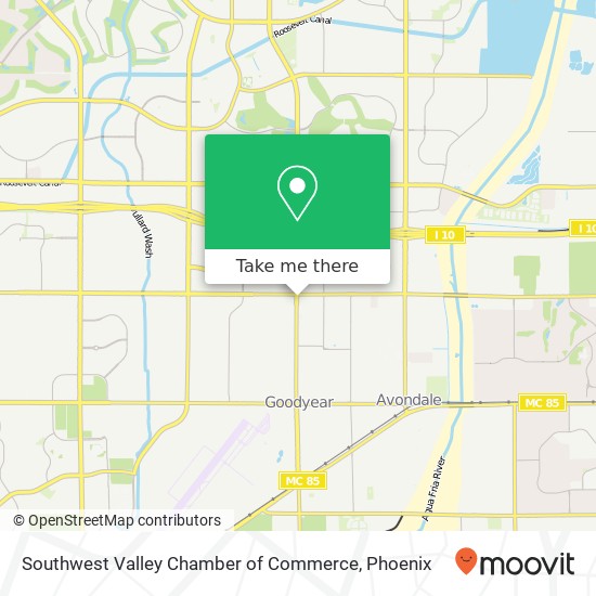 Mapa de Southwest Valley Chamber of Commerce