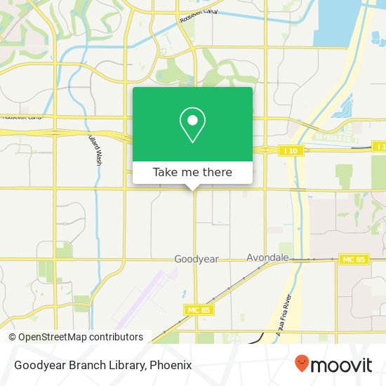 Mapa de Goodyear Branch Library