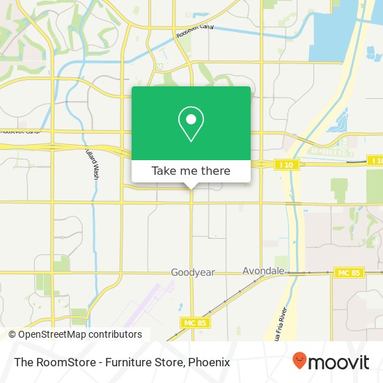 The RoomStore - Furniture Store map